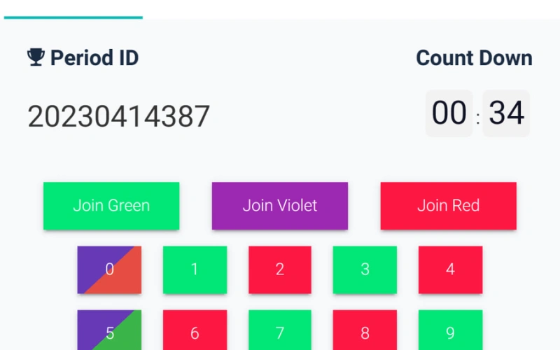 color prediction game app at Color Win App featured image