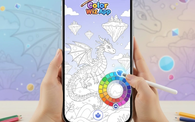 Coloring Games Online at Color wiz App featured image