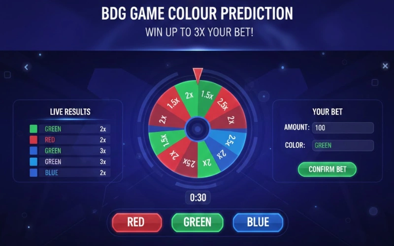 bdg game colour prediction at Colorwin featured image
